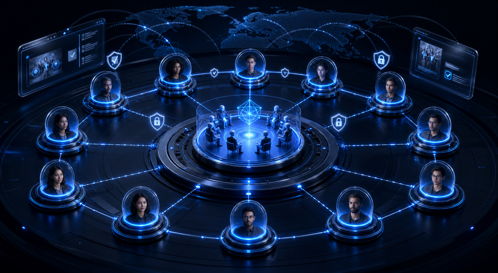 AI community coordination network