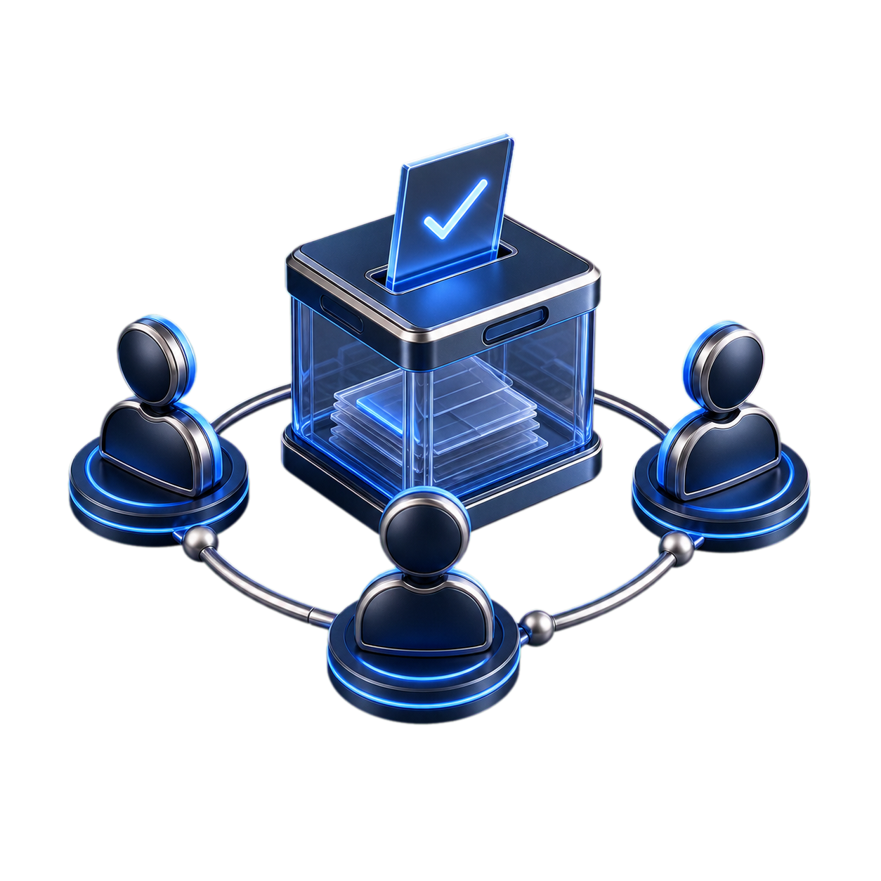 3D community governance and voting system